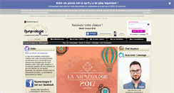 Desktop Screenshot of numerologie.fr
